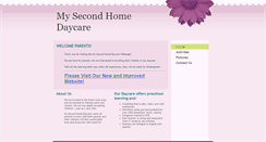 Desktop Screenshot of mysecondhomedaycare.com